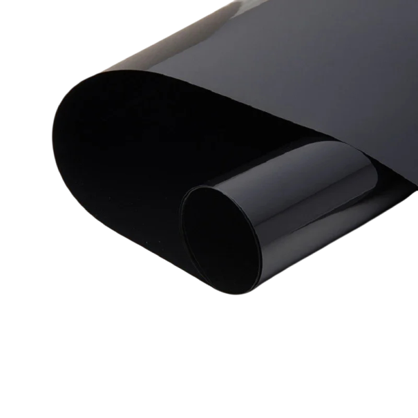 Lámina protectora para ventanas opaca negra 45 x 200 cm Lámina autoadhesiva opaca para cristales Lámina para ventanas Protección de la privacidad Decoración 1
