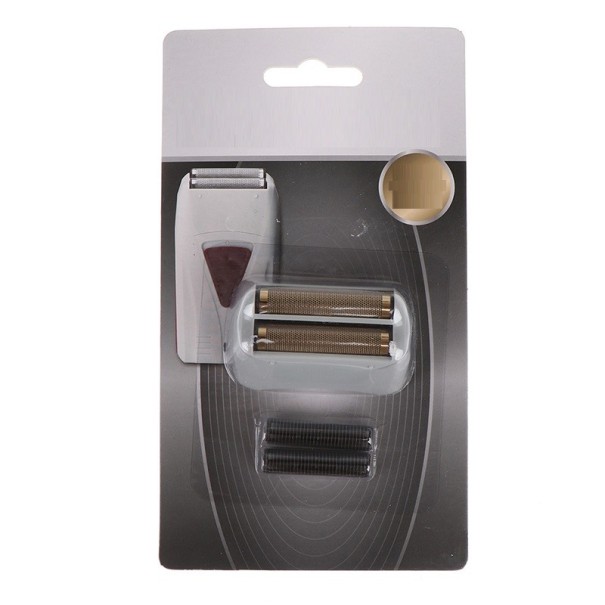 Lâminas de substituição para máquina de barbear Andis Lâminas flutuantes intercambiáveis para aparadores de cabelo e barba Cabeça de substituição com lâminas 2 pcs dourado