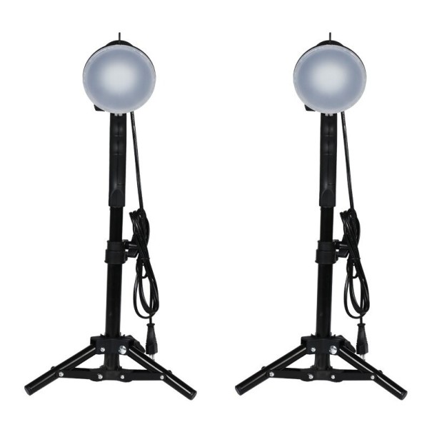 Lampă de studio cu trepied 2 buc