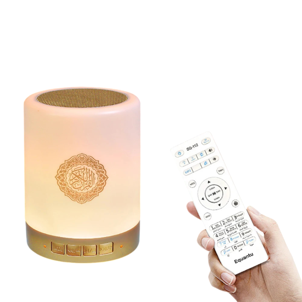 Lampă LED tactilă cu difuzor Bluetooth RGB lumină 16 culori telecomandă încărcare USB lampă de noapte 1