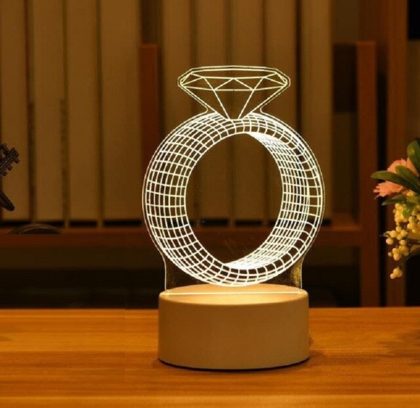 Lampa s 3D ilúziou 19