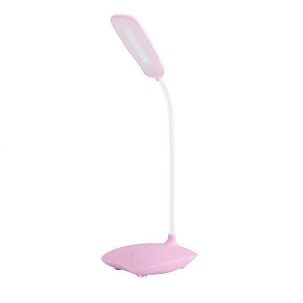 Lampa stołowa LED USB różowy