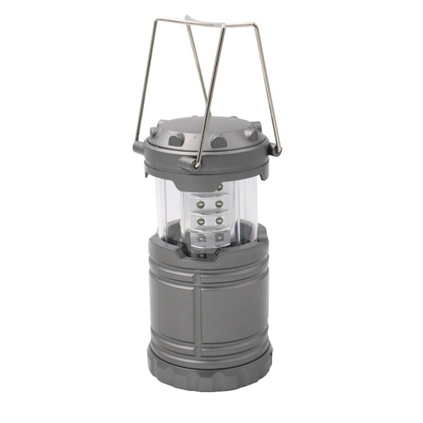 Lampada da campeggio a 3x batterie AA grigio