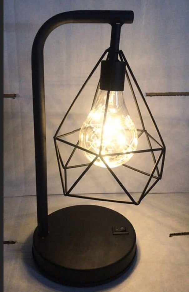 Lâmpada de mesa retro 1
