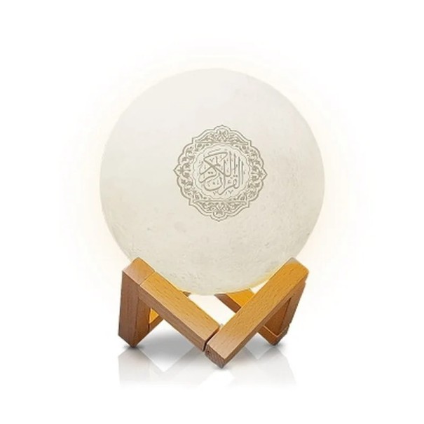 Lampada lunare luminosa 15 cm con altoparlante Bluetooth Corano 16 colori LED Controllo touch Telecomando Luce notturna 1