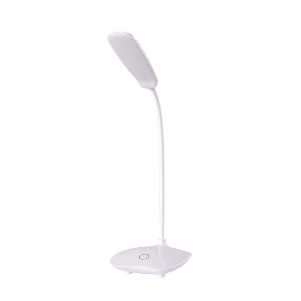 Lámpara de escritorio LED USB blanco