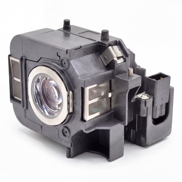 Lámpara de repuesto para proyector Epson ELPLP50 con carcasa 230 W Módulo de plástico negro con rejilla metálica Para reemplazar la lámpara original en el proyector 1