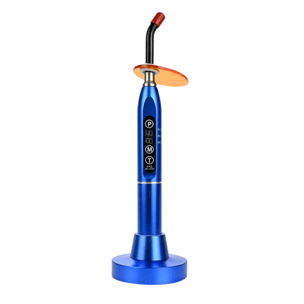 Lampe à polymériser dentaire LED sans fil 5s/3mm 110–220 V lumière dentaire pour orthodontie bleu