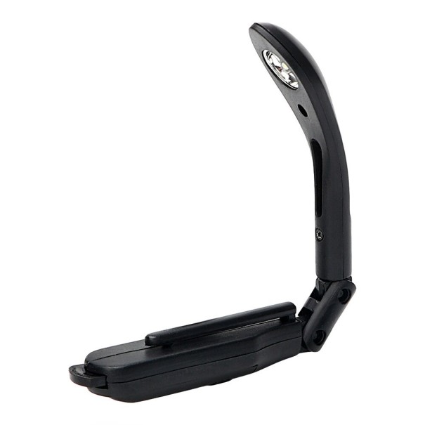 Lampe de lecture avec clip noir