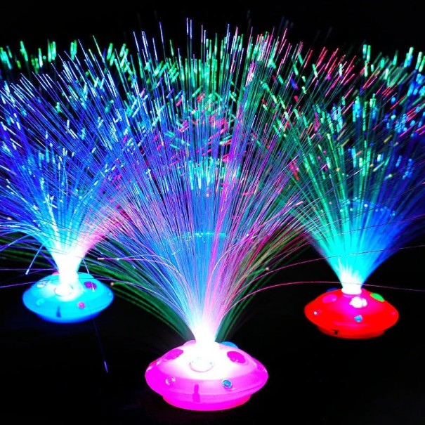 Lampe LED à fibres optiques 1