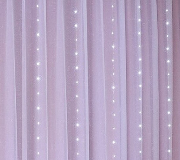 Łańcuch świetlny 6 x 3 m 600 diod LED biały