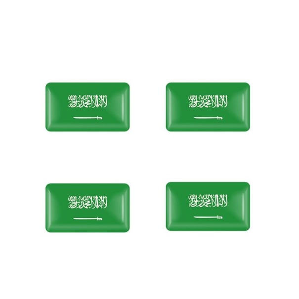 Landenvlag stickers 4 stuks 13