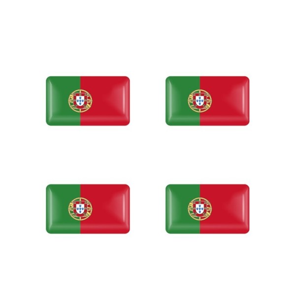 Landsflag klistermærker 4 stk. 11