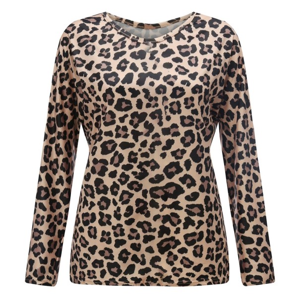 Langærmet camouflage-T-shirt til kvinder M 2