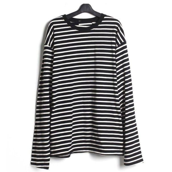 Langærmet T-shirt T2227 hvid XS