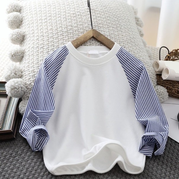 Langarm-T-Shirt für Jungen C1110 weiß 4