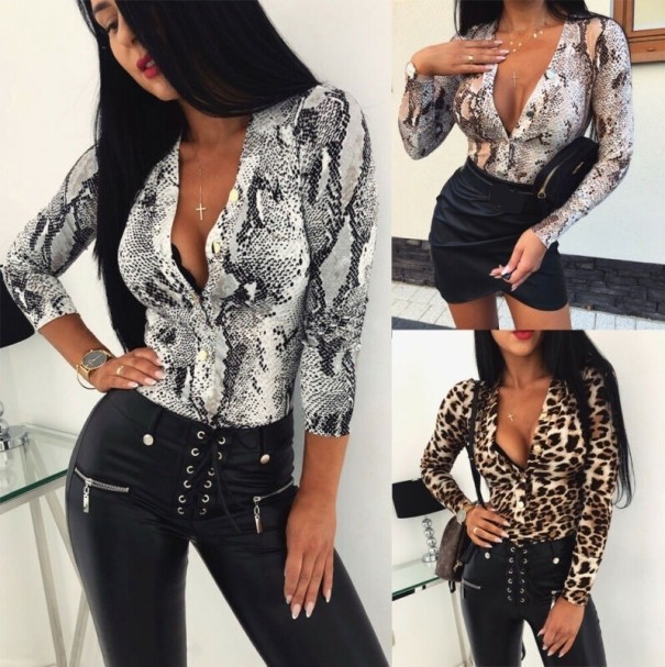 Långärmad bodysuit för kvinnor B681