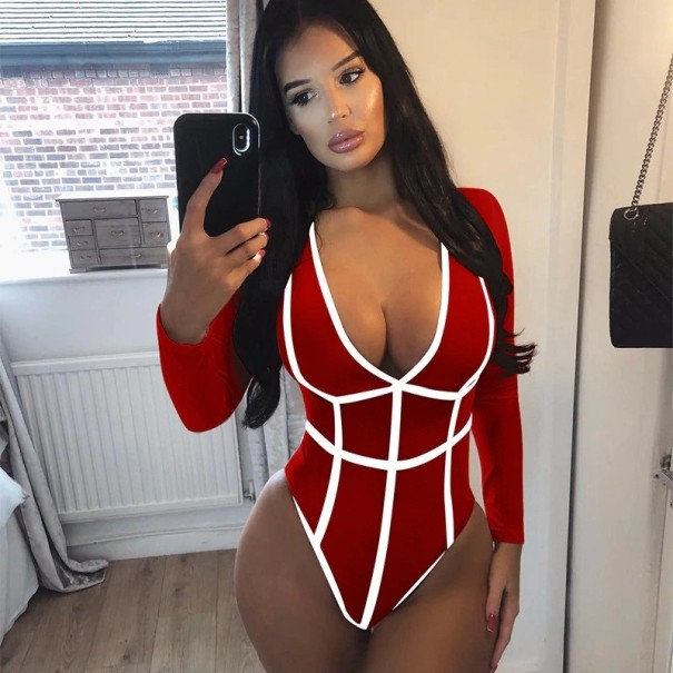 Långärmad bodysuit för kvinnor B803