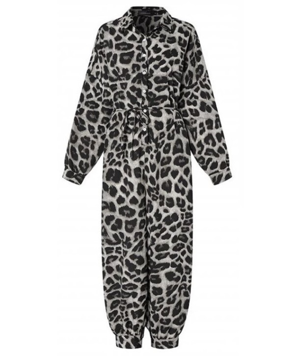Långärmad skjorta jumpsuit för kvinnor XXL 6