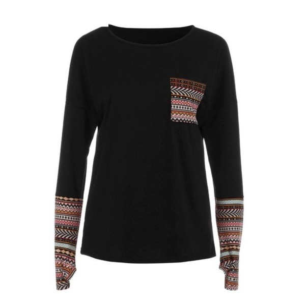 Långärmad T-shirt dam A955