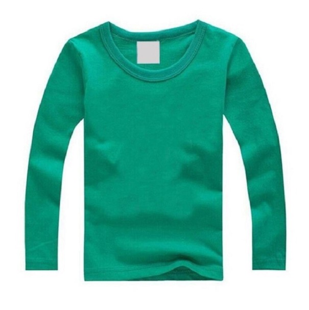 Långärmad T-shirt för barn B1534 grön 9