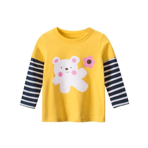 Långärmad T-shirt för barn B1654 6 F