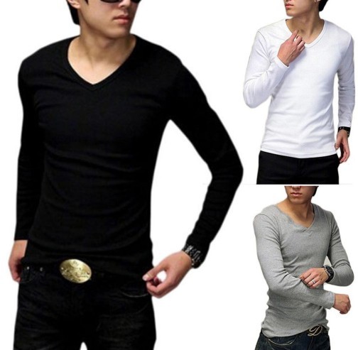 Långärmad T-shirt herr J2203