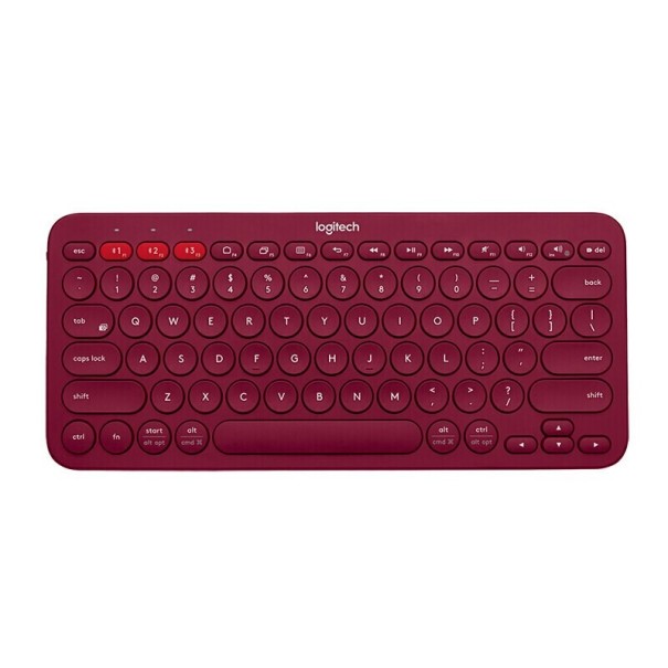 Langaton Bluetooth-näppäimistö K301 punainen