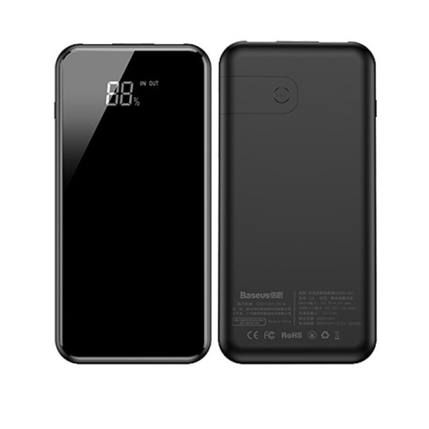Langaton varavirtalähde 8000 mAh musta