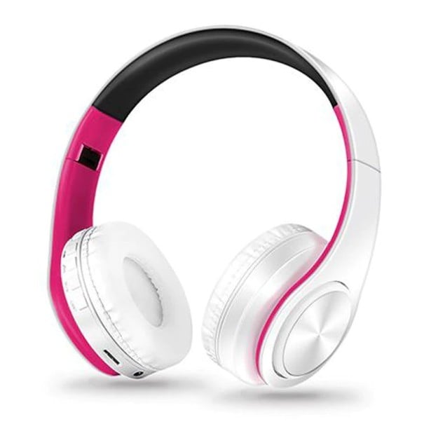 Langattomat Bluetooth-kuulokkeet K1642 tummanvaaleanpunainen 2