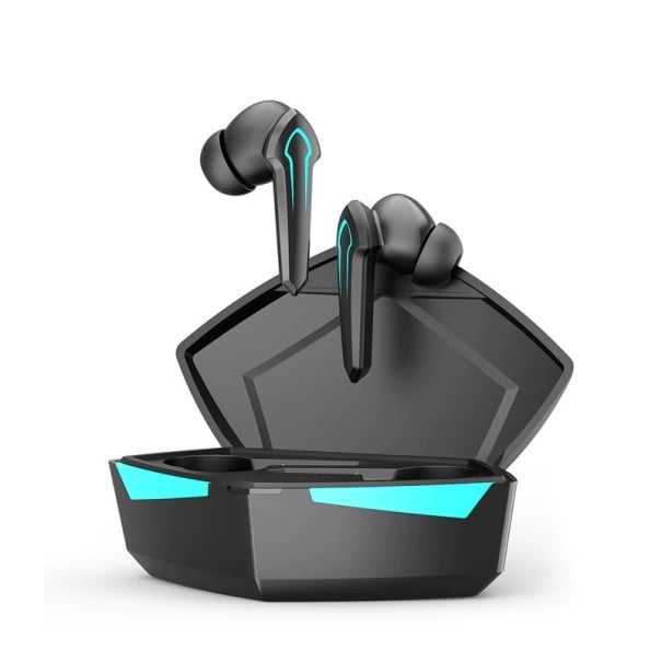 Langattomat nappikuulokkeet mikrofonilla ja bluetooth 5.1 Kantama 10 m Kesto 4-5 tuntia Musiikin ohjaus Ääniohjain Kulmikas latauslaatikko musta