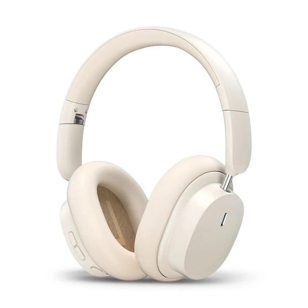 Langattomat over-ear-kuulokkeet Bluetooth 5.3 40mm elementit Kokoontaitettava rakenne Kaksoisyhteys Akunkesto jopa 70 h valkoinen