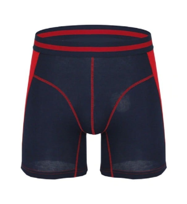 Lange Herren-Boxershorts B2 dunkelblau XL