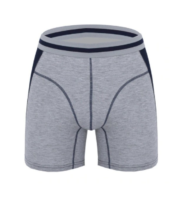 Lange Herren-Boxershorts B2 grau S