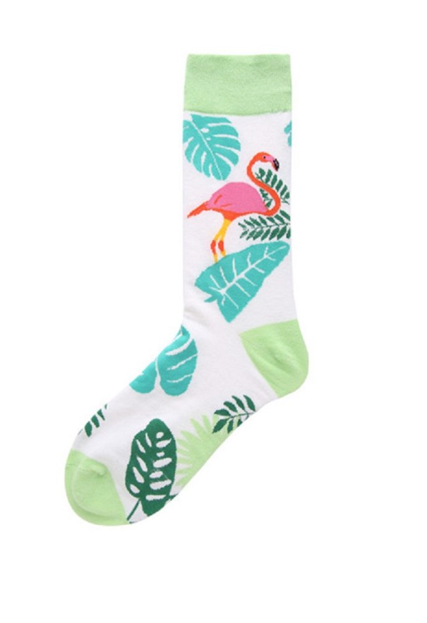 Lange Herrensocken – Flamingos 2