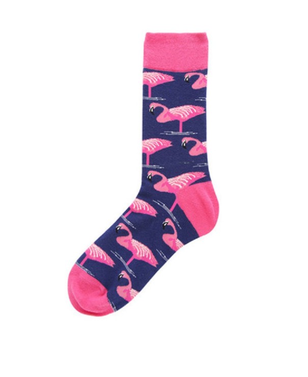 Lange Herrensocken – Flamingos 5