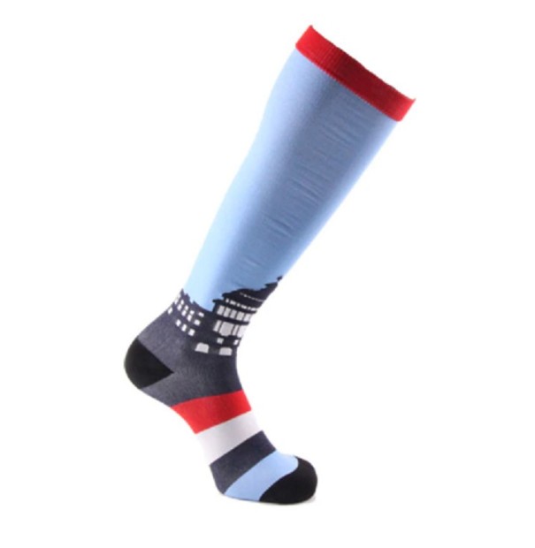 Lange Socken mit Stickerei S/M 6