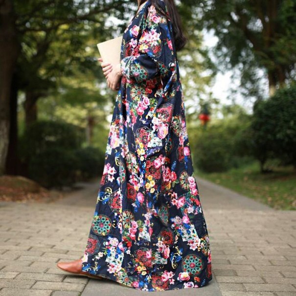 Lange tuniekjurk met print
