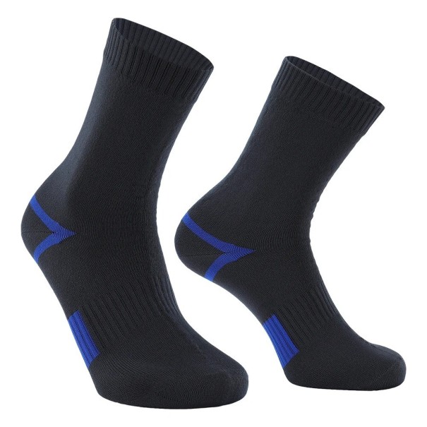 Lange Wintersocken für Herren, wasserdichte Skisocken, warme Herrensocken für den Winter blau 43-46