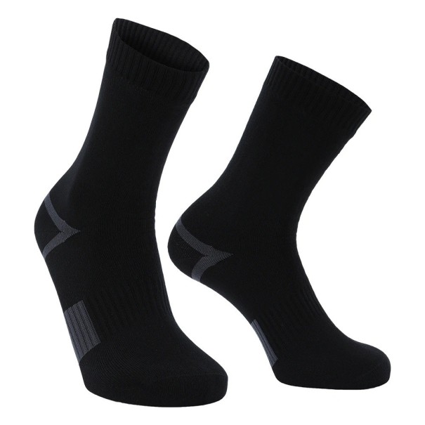 Lange Wintersocken für Herren, wasserdichte Skisocken, warme Herrensocken für den Winter grau 39-42