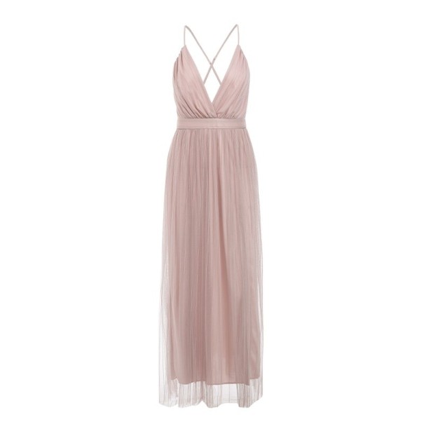 Langes Partykleid altrosa M