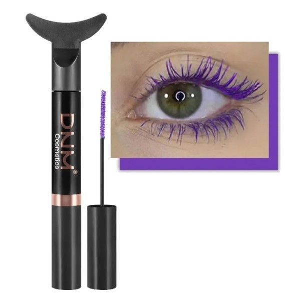 Langhoudende gekleurde mascara Waterproof mascara in kleurvarianten paars