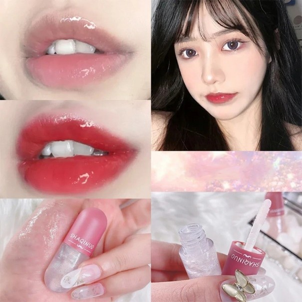 Langtidsholdbar lipgloss Fugtgivende lipgloss Plejende og nærende gloss V217 2
