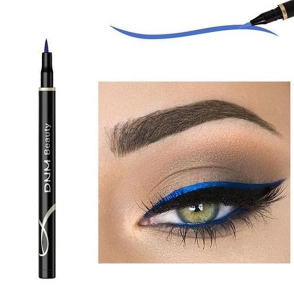 Långvarig eyeliner blå