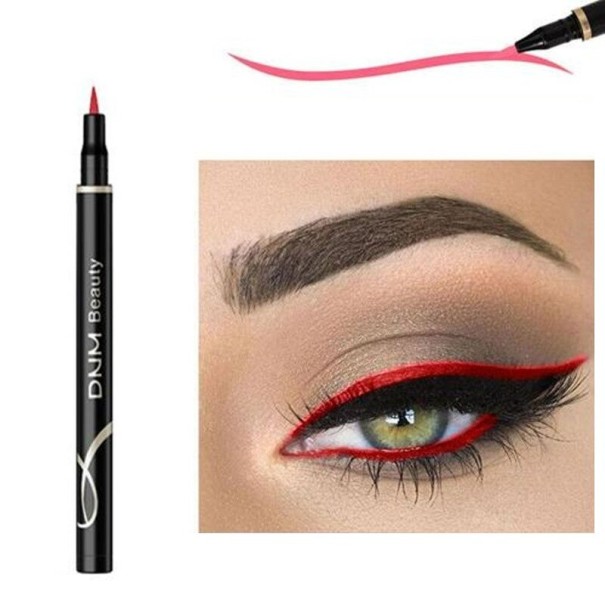 Långvarig eyeliner röd