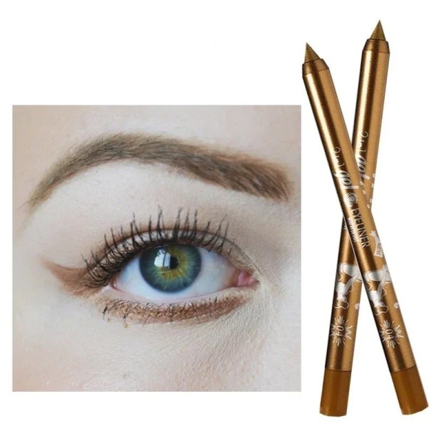 Långvarig Eyeliner Waterproof Eyeliner Gel Eyeliner guld