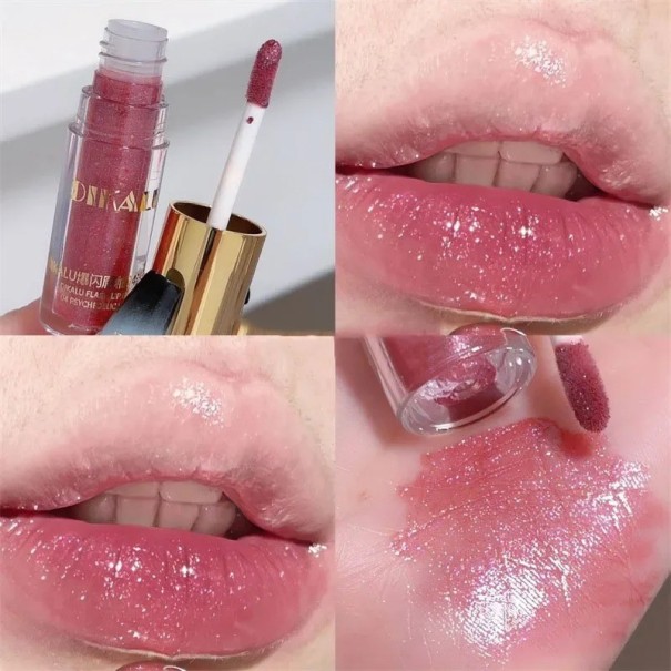 Langvarig, glitrende lipgloss Fugtgivende lipgloss Plejende og nærende lipgloss 4