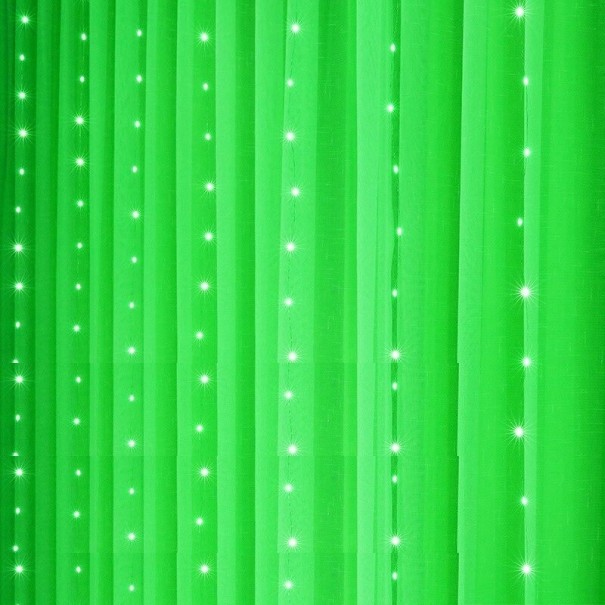 Lanț ușor 4 x 2 m 280 LED-uri verde