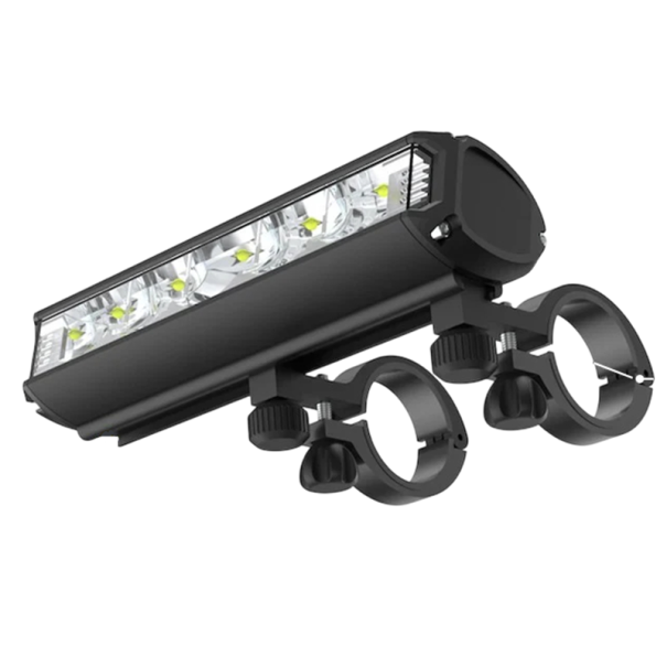 Lanterna de bicicleta dianteira 3 LED 2000lm 2000mAh recarregável USB-C Lanterna de estrada IPX5 à prova de água 4 modos Alcance 150 m Iluminação 1