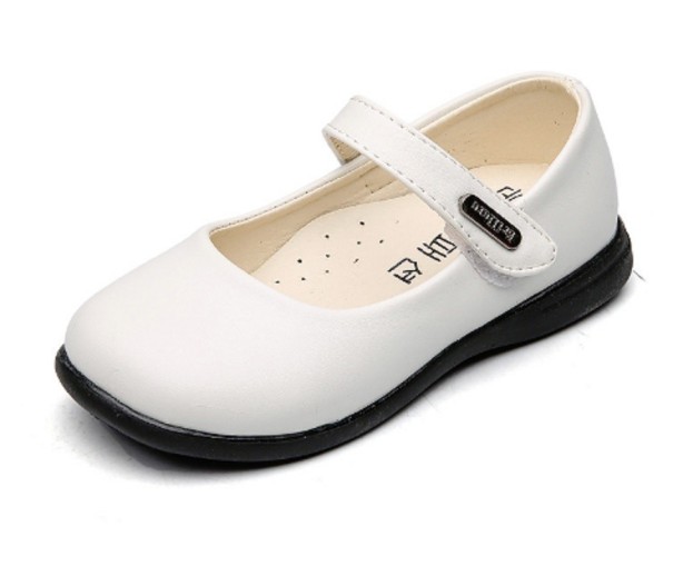 Lány balerina cipő Barbara fehér 20,5